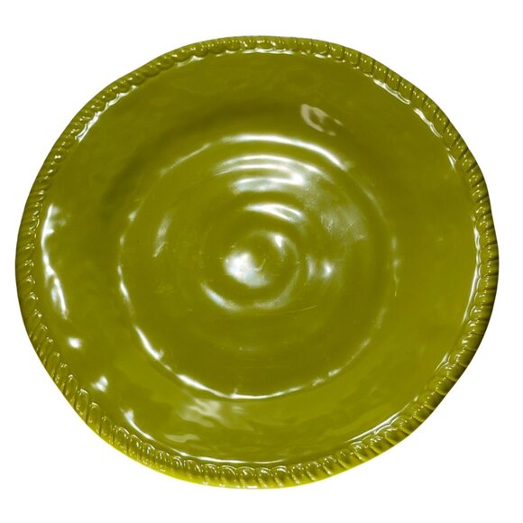 Tommy Bahama Melamine Dinner Plate 11 inch Green - Picture 2 of 10